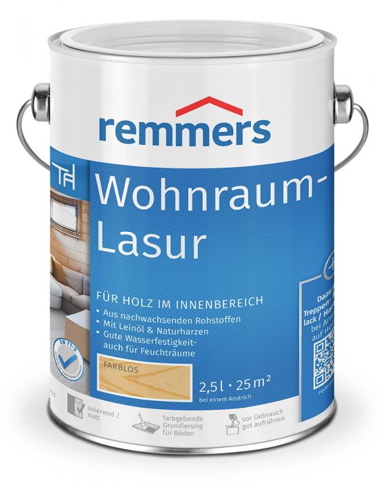 Remmers Wohnraum-Lasur Farblos 2,5l Dose