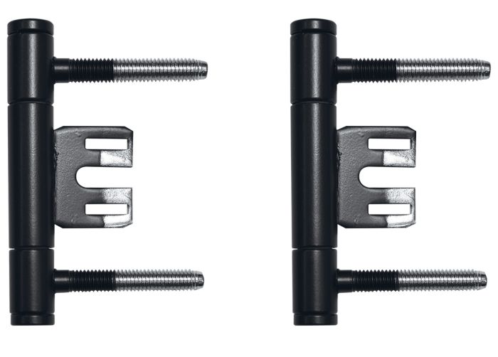 Karcher Design Rahmenteil Türband für Stahlzargen (Paar) Antik Bronzeoptik/ Kosmos Schwarz