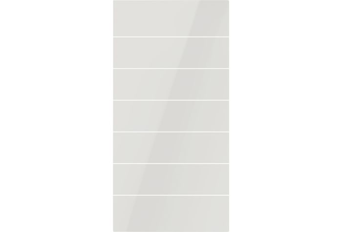 Osmo Glasscheibe Blockstreifen Cremeweiß 89 x178 cm Sicherheitsglas 8 mm (ESG) Grafik