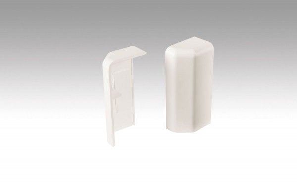 Wineo Abschlusskappen für Stecksockelleisten 60mm (2 Stück) Weiß