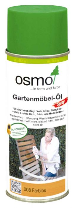 Osmo Gartenmöbel-Öl Spray 008 Farblos 0,4l