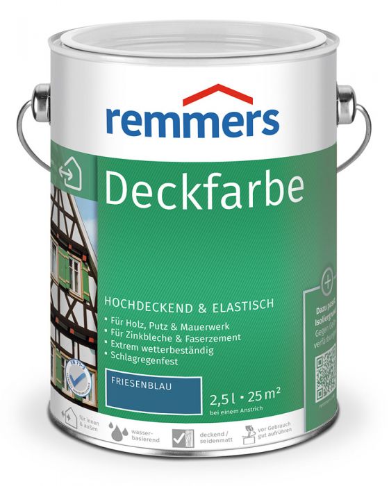 Remmers Deckfarbe Friesenblau 2,5l Dose