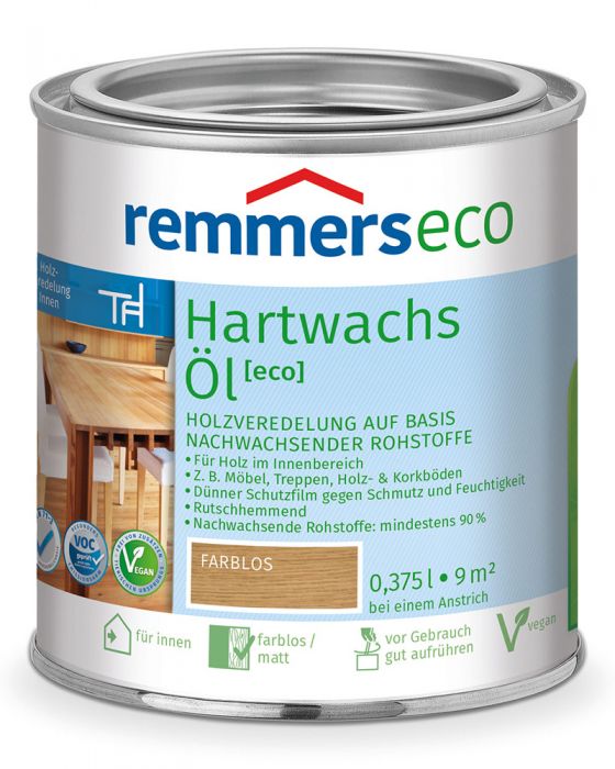 Remmers Hartwachsöl eco Farblos 0,375l Dose
