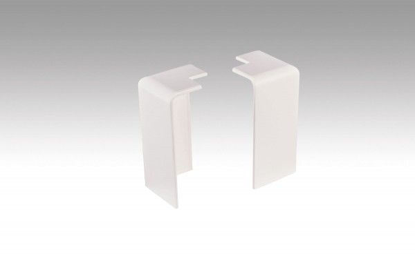 Wineo Außenecken für Stecksockelleisten 60mm (2 Stück) Weiß
