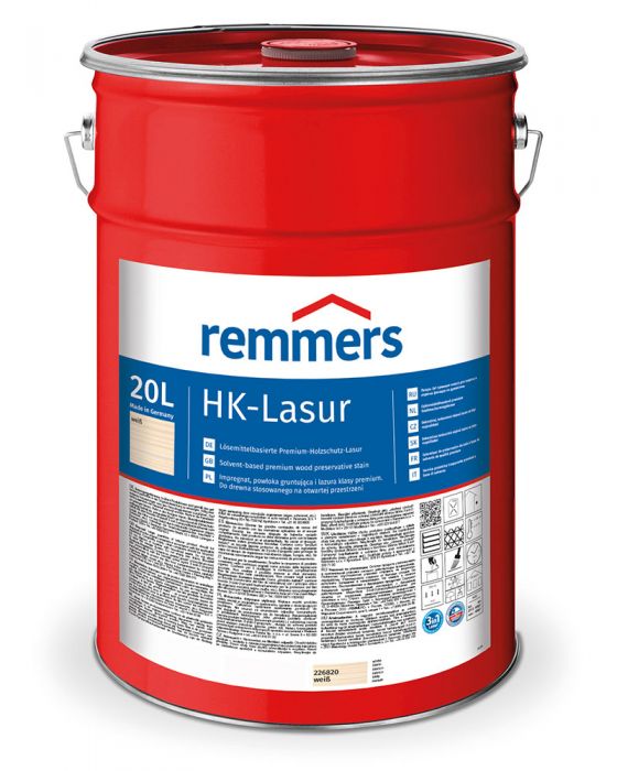 Remmers HK-Lasur 3in1 Weiß RC-990 20l Dose