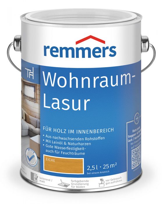 Remmers Wohnraum-Lasur Eiche 2,5l Dose