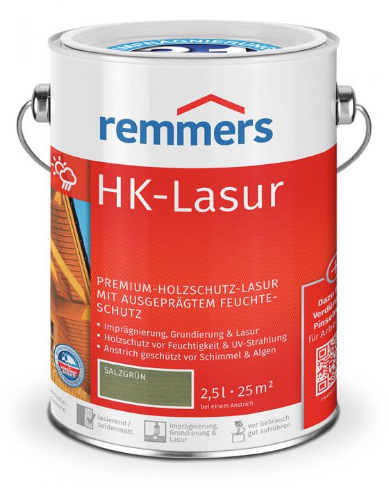 Remmers HK-Lasur 3in1 Salzgrün RC-965 2,5l Dose