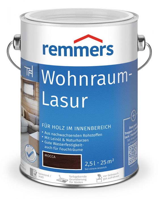 Remmers Wohnraum-Lasur Mocca 2,5l Dose