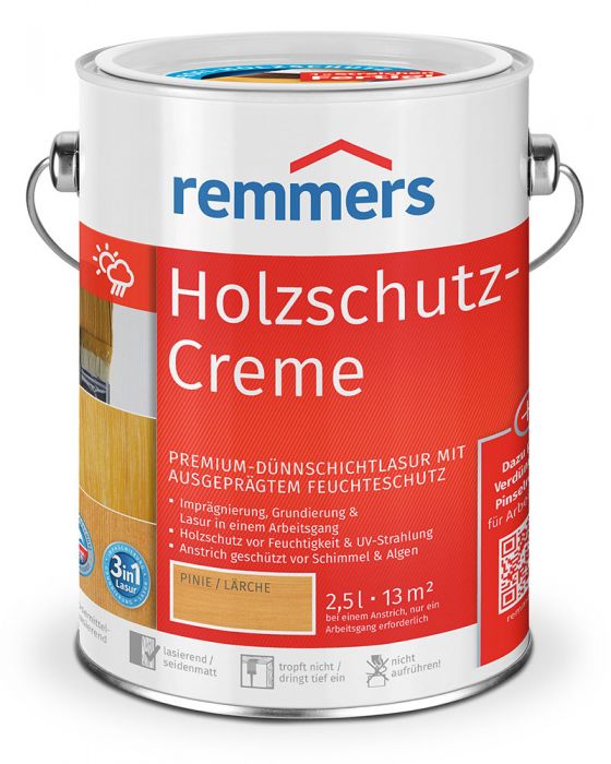 Remmers Holzschutz-Creme 3in1 Pinie/Lärche RC-260 2,5l Dose