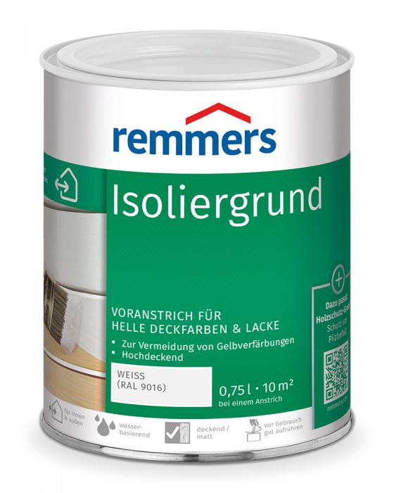 Remmers Isolierfarbe Isoliergrund Weiß 9016 0,75l Dose