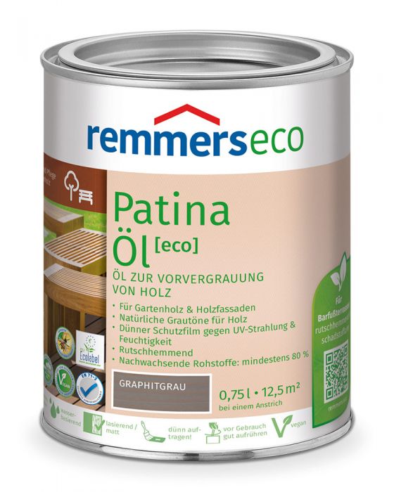 Remmers Patina-Öl eco graphitgrau Dose