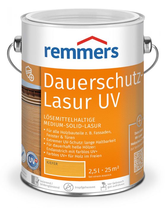 Remmers Dauerschutz-Lasur UV Kiefer RC-270 2,5l Dose