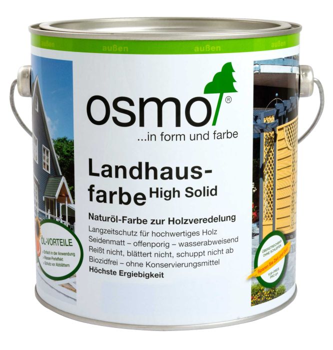 Osmo Landhausfarbe Wunschfarbton RAL High Solid 2,5l