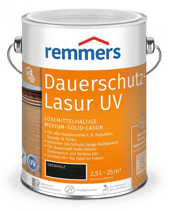 Remmers Dauerschutz-Lasur UV Ebenholz RC-790 2,5l Dose
