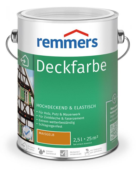 Remmers Deckfarbe Maisgelb 2,5l Dose