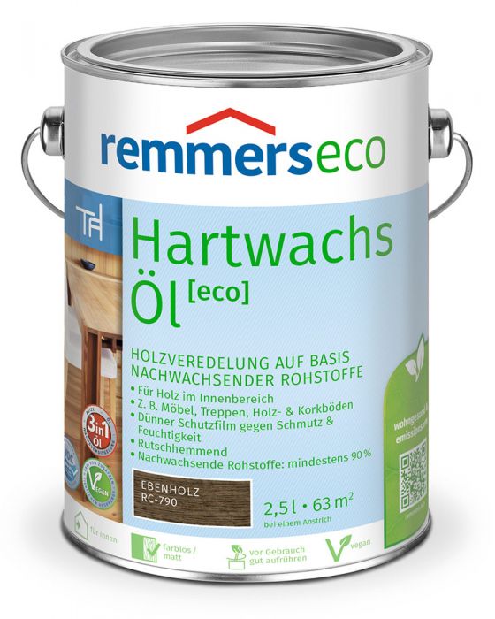 Remmers Hartwachsöl eco Ebenholz RC-790 2,5l Dose