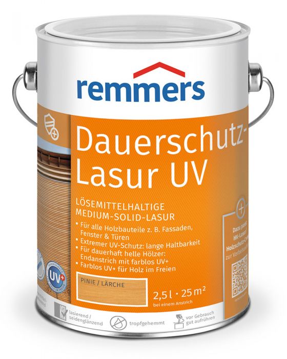 Remmers Dauerschutz-Lasur UV Pinie/Lärche RC-260 2,5l Dose
