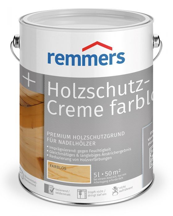 Remmers Holzschutz-Creme Farblos 5l Dose