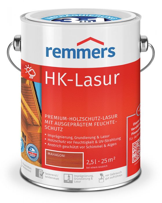 Remmers HK-Lasur 3in1 Mahagoni RC-565 2,5l Dose